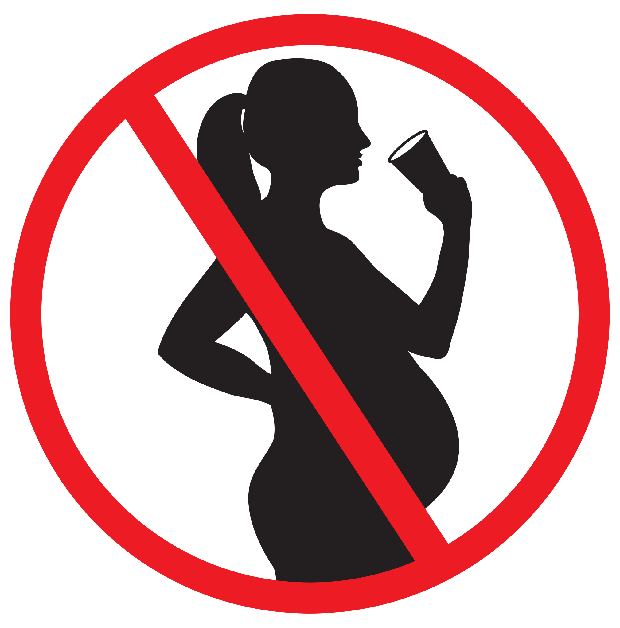 logo femme enceinte